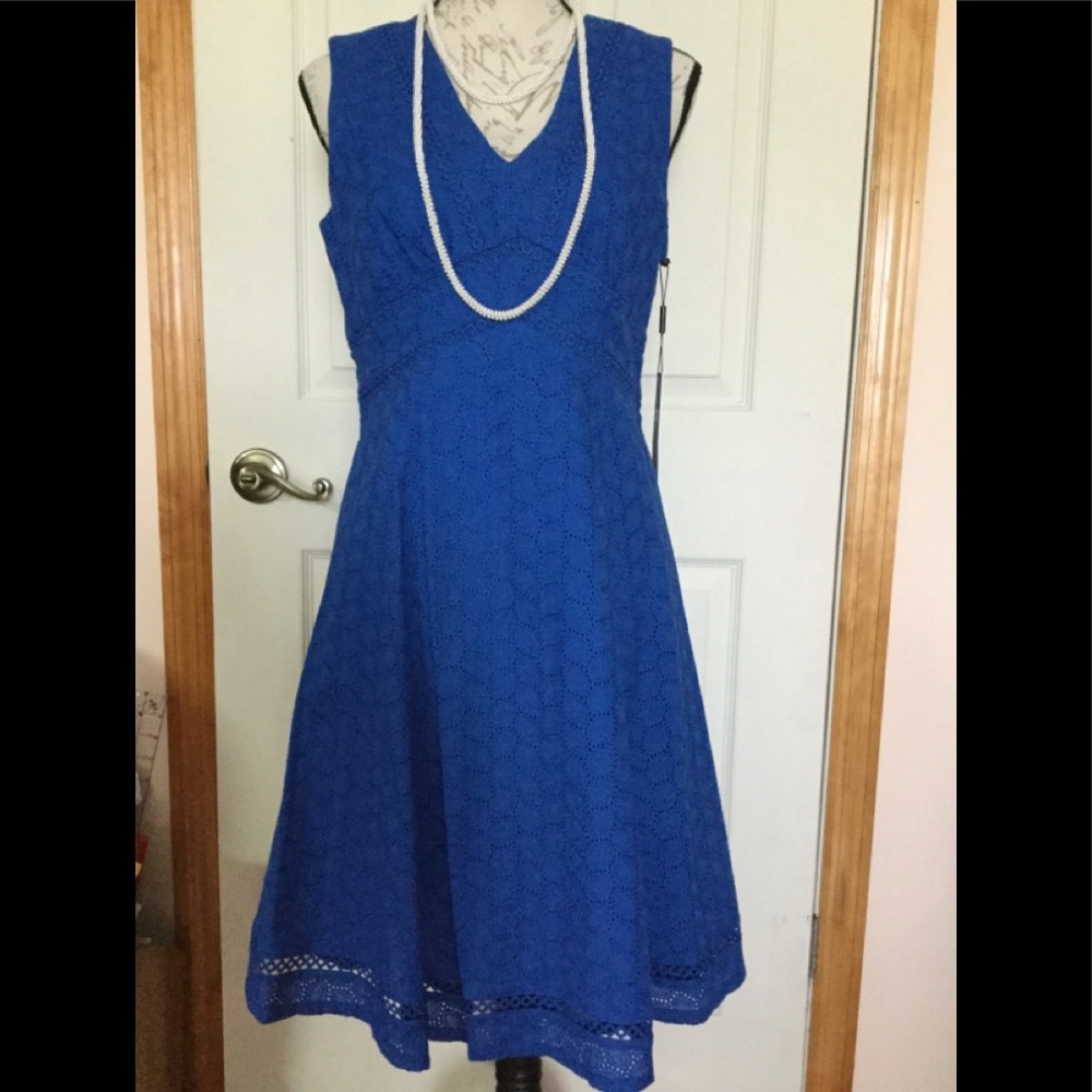 SZ 10 CALVIN KLEIN ROYAL BLUE elegant